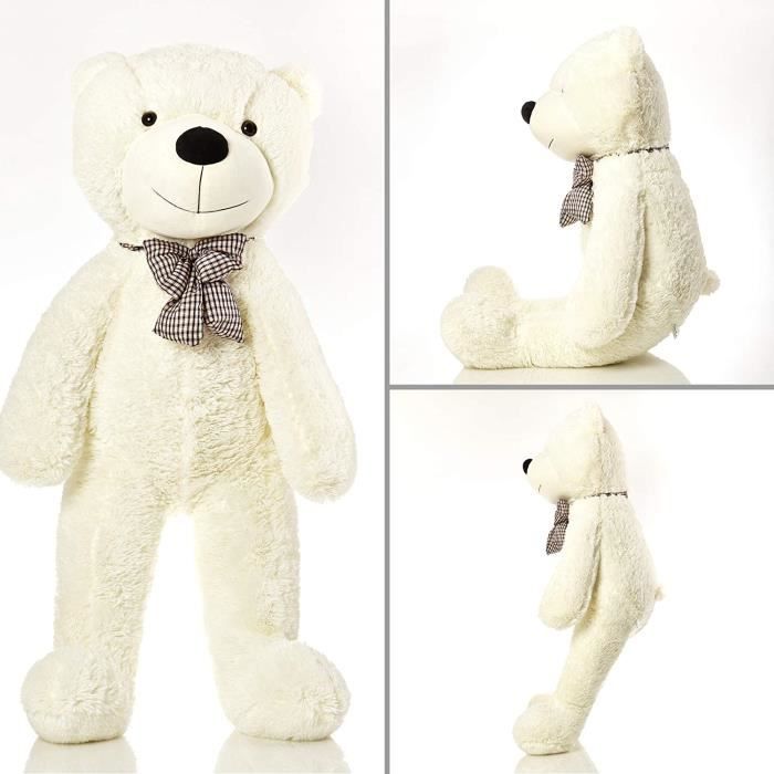 Peluche Mega Ours Beige 1 Metre 20 Sam XXL Peluche Geante 120 cm Grand  Doudou Enfant - Cdiscount Jeux - Jouets