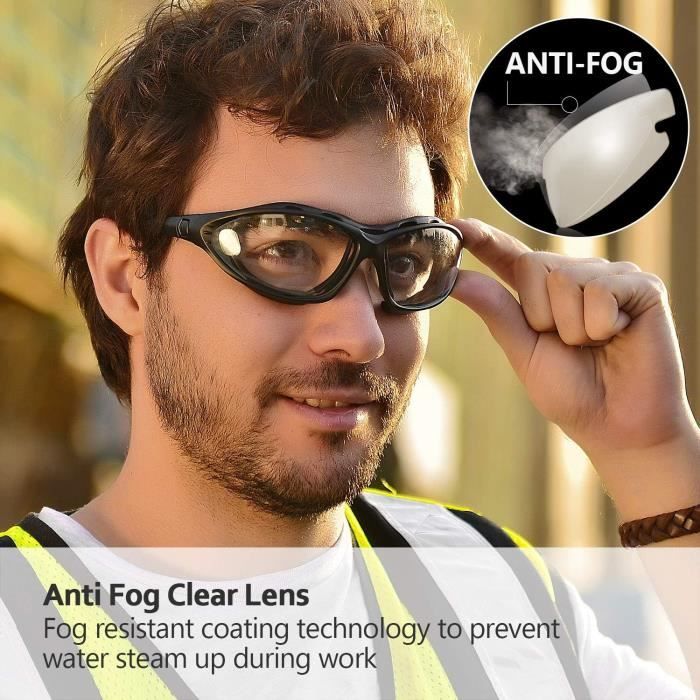 Lunette De Protection Travail Sg002 Anti Bu e Homme Taille