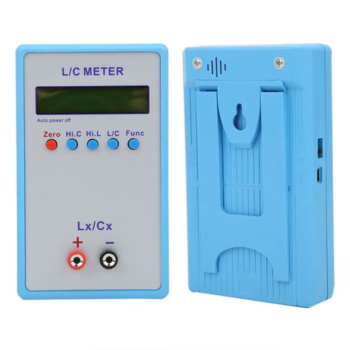 Mothinessto L/C Mètre Inductance Capacimètre Portable l C Mètre