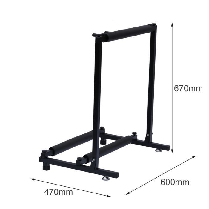 Support Guitare Triple Pliable On Stage - Pour 3 Guitares - Stable