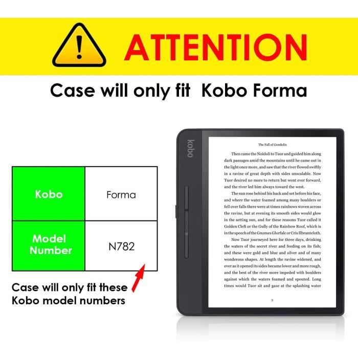 Forefront Cases Coque pour Kobo Libra 2 - Étui de Protection Kobo