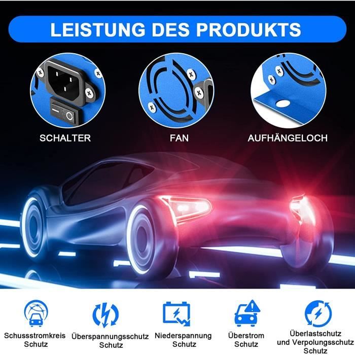 Moudenskay 24v 5amp Intelligent Auto Charger Automotive With Xlr Connector  Wheelchair Car Motorcycle Trickle Ch - Cdiscount Auto