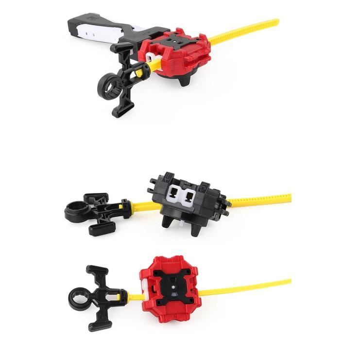 Set De 12 Toupies De Combat Métalliques 4D - Avec Lanceur Et Poignée, Pour Combats Et Batailles