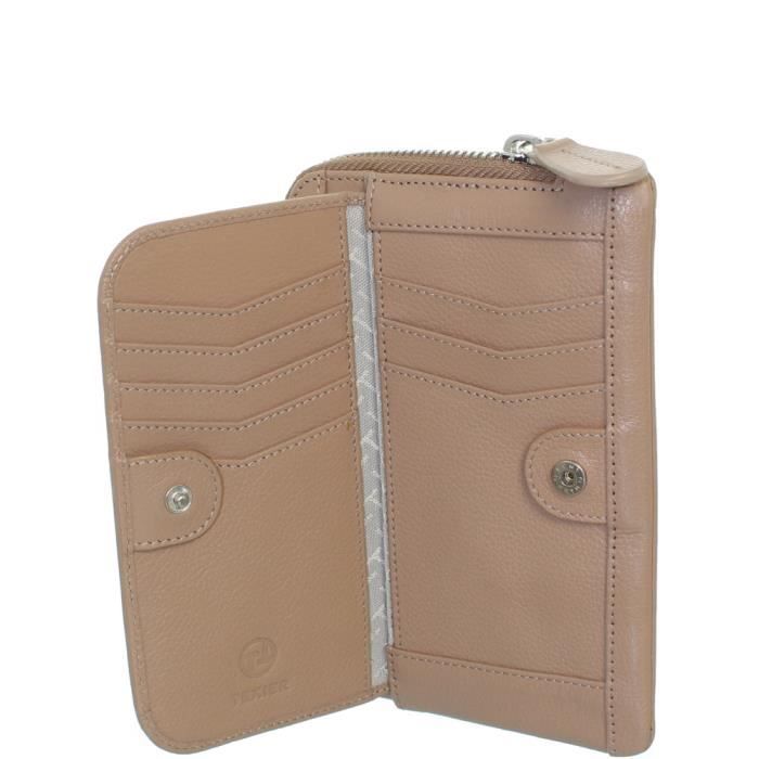 Portefeuille clearance texier femme