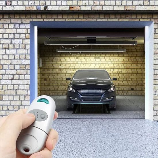 Sing-Télécommande portail garage de voiture CAME sans fil 43392 MHz  motorisation de porte de garage avec batterie
