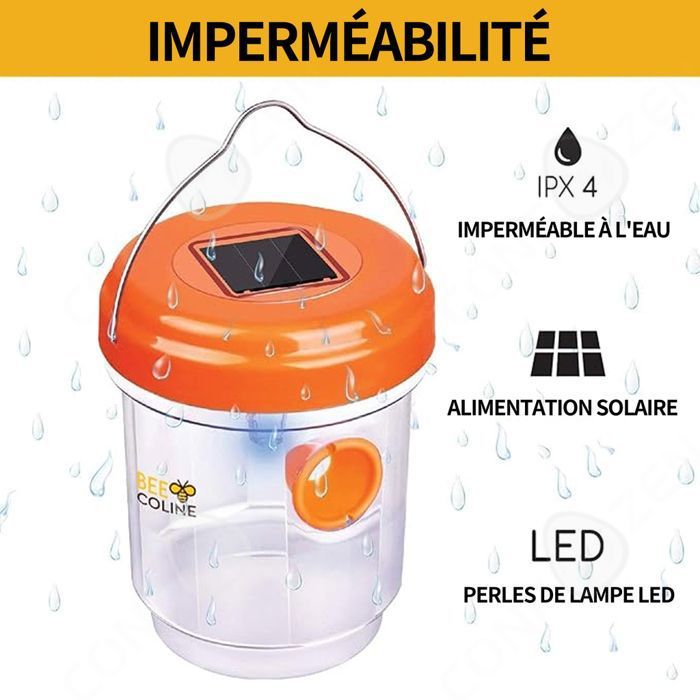 Pièges à Guêpes EIHI - Lot De 10 Pièges Réutilisables Extérieur