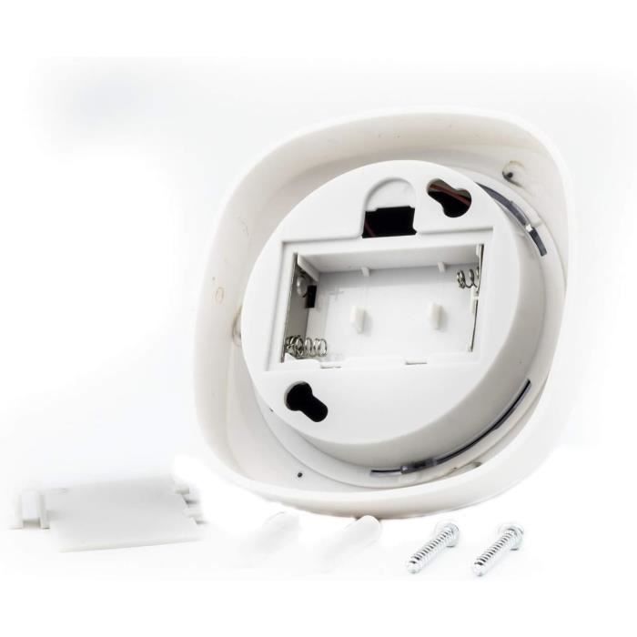 Caméra De Surveillance Factice BW - Fausse Caméra Dôme Avec LED Clignotante Intérieur/Extérieur