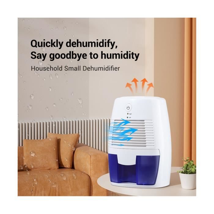 500MLPortable DéShumidificateur Absorbeurs D'Humidité Muet SèChe-Air pour  Home Room Office Cuisine DéSodorisant SèChe-Air Prise UE
