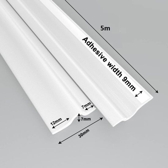 Fenêtres Alliage Aluminium 5m Joints Denses - Portes Verre Vintage Étanchéité Caoutchouc