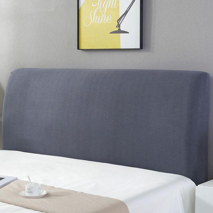 Housse De Tête De Lit Extensible - Protection Pour Tête De Lit Rembourrée 130-170 Cm (Marron)