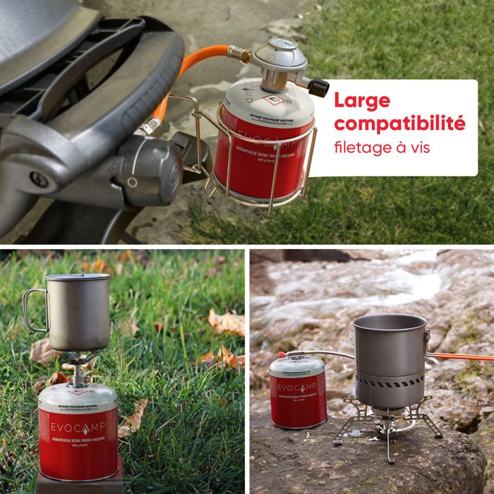 EVOCAMP Propaan Butaan Gaspatroon 450g