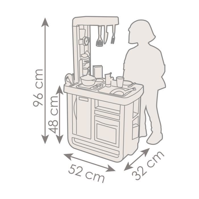Cuisine Bon Appétit Smoby électronique avec des sons, une machine à