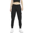 Pantalon de survêtement Nike Air Fleece - Femme - Noir - Fitness - Taille élastique avec cordon de serrage-0