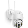 PTZ Camera Surveillance WiFi exterieure sans Fil, DEATTI Camera IP WiFi, Audio Bidirectionnel, Détecteur de Mouvement, Vision-0