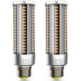 Ampoule LED E27 25W Blanc Chaud 2700K, Équivalent Ampoule Halogène Vis E27 250w, 3000LM, 360 Angle, Non-dimmable, Pas de Scintil37-0