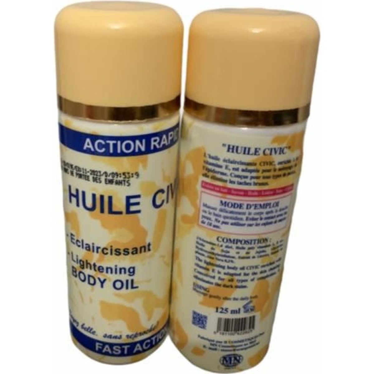 Huile Eclaircissante Civic Action Rapide Cdiscount Au Quotidien
