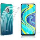XEPTIO Pack 360 : coque transparente et protection écran verre trempé Xiaomi Redmi Note 9 PRO