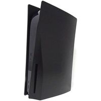 Housse de protection de remplacement panneau de coque anti-rayures pour PS5 Diso Console Noir