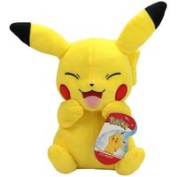 Peluche Pikachu Pokemon - Pokemon - XY - Jaune - 20cm - Mixte - Intérieur - Préférable - Adulte