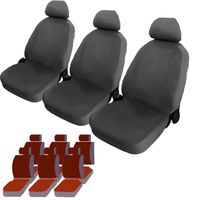 Lupex Shop Housses de siège auto compatibles pour Multipla Gris