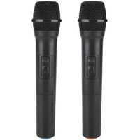 Microphone, Microphone à main sans fil universel avec récepteur / antenne Microphone sans fil VHF, Microphone à main sans fil