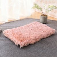 Taille - S - Rose - Tapis de lit doux pour chiens et chats, couverture de couchage chaude et longue en peluch