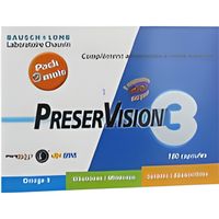 Bausch + Lomb PreserVision 3 Pack 3 Mois 180 Capsu