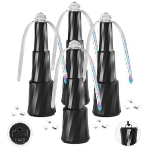 Ventilateur Anti-mouches Et Moustiques Portable - Alimentation Batterie, ABS - Lot De 1/3 Pièces