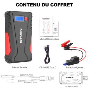 Gehopow A9 Car Jump Starter 6000A For 8.0L Gas And 5.0L Diesel