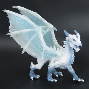 FIGURINE - PERSONNAGE Drfeify jouet de modèle de Dragon Jouet éducatif de collection de modèles de figurines de dragon hautement simulé pour enfants