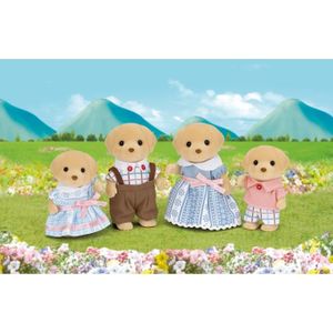 FIGURINE - PERSONNAGE SYLVANIAN FAMILIES - 5182 - Famille Labrador - Fig