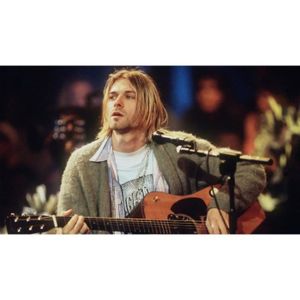 Poster Affiche Kurt Cobain Nirvana Rock Grunge Groupe Vintage Photo 