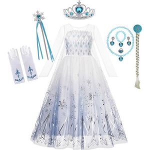 Robe reine des neiges blanche - Cdiscount