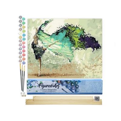 Aixxikum 6 Pièces Peinture Numero Adulte Cocktail, Kits de Peinture par Numero Toile avec Pinceaux et Peintures Acryliques, pour Adultes et Débutants, Sans Cadre 20 x 30 cm