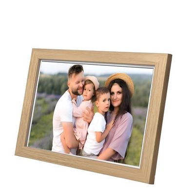 Aorpdd Cadre Photo Numérique WiFi 10.1" – Écran IPS Tactile HD 32Go – Rotation Auto – Partage Frameo App – Noir Élégant