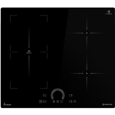 Table de cuisson à induction 60 cm, plaque de cuisson électrique noire