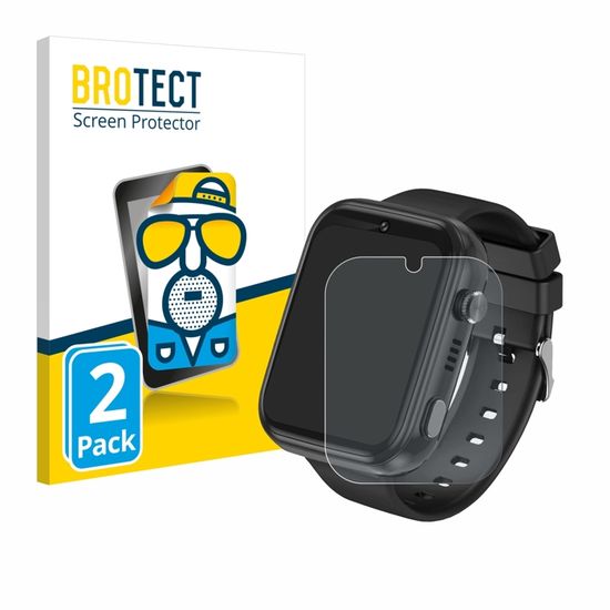 BROTECT Protection Ecran Anti-Reflet pour Okyuk 4G Kids Smartwatch T45 (2 Pièces) - Film Mat BROTECT Protection Ecran Anti-Reflet pour Okyuk 4G Kids Smartwatch T45 (2 Pièces) - Film Mat