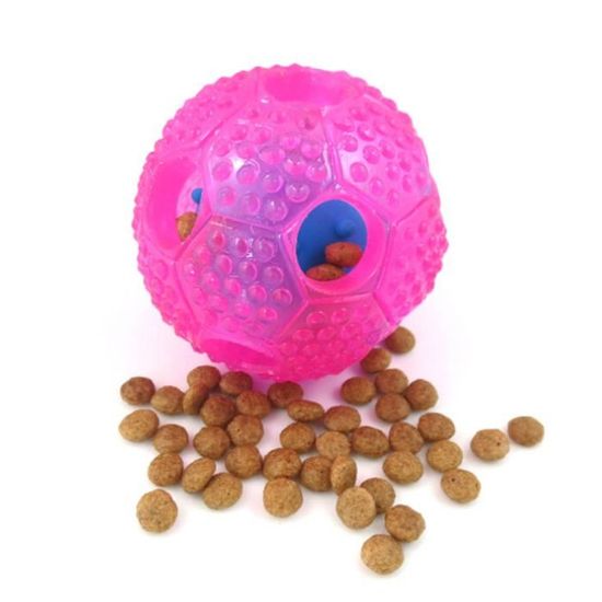 Jeu Chien Chat Charlatan Son Jouet à Mâcher De Balle Porte Bonheur Rose