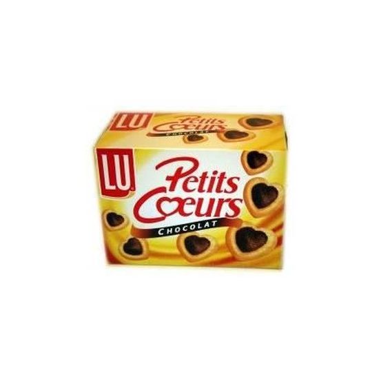 Lu Petits Coeurs Feuilletes Au Chocolat 8 X 125 Gr Cdiscount Au Quotidien