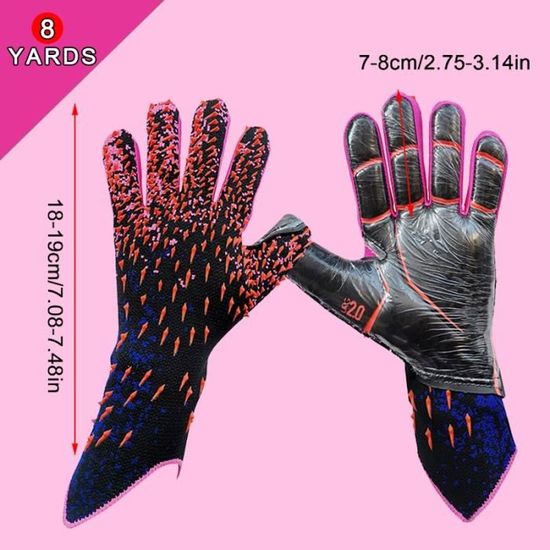 Gants De Gardien De But Funky - Paume Latex 3mm, Design Réfléchissant, Respirant Et Ajustement Serré
