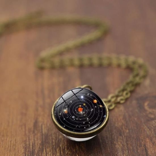 2 Pièces Collier Avec Pendentif Soleil & Lune - SHEIN ANCE