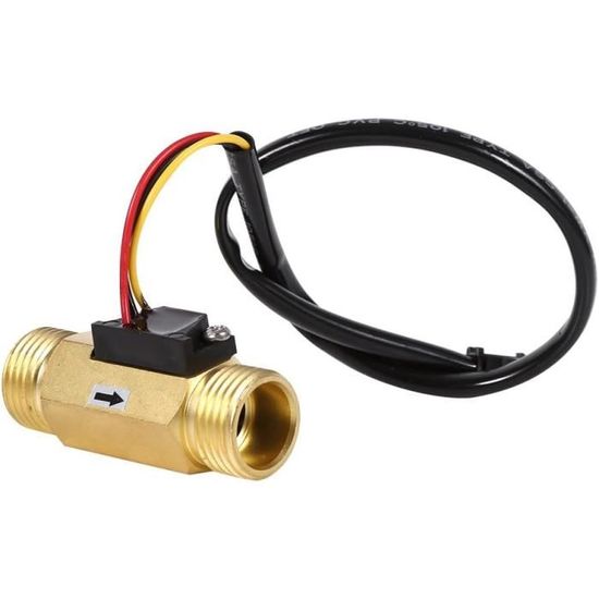 Capteur Débit D'Eau Fafeicy G1in - 1-60L/min - Effet Hall - DC3-24V - Pour Chauffe-Eau Et Distributeurs