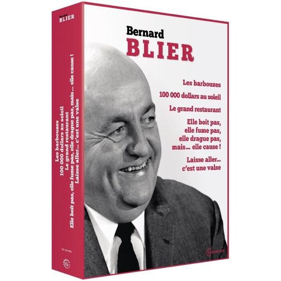 DVD Bernard Blier : Les barbouzes + 100 000 dollars au soleil + Le grand restaurant + Elle boit pas, elle fume pas, elle drague pas,