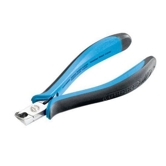Mini-pince électronique coupante de biais - GEDORE - 1743600 - Bleu