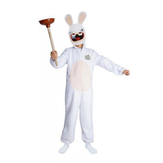 Déguisement avec masque Lapins Cretins enfant - Jeux - Jouets