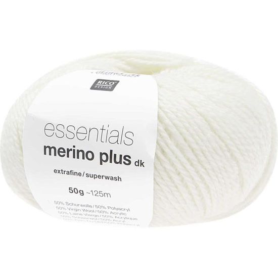 KING COLE GRAND Valeur Dk Double Tricot Laine / Fil 50g - 4021 Crème