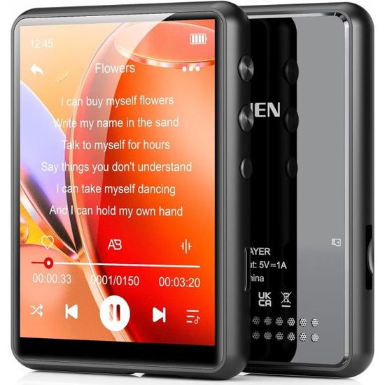 Lecteur MP3 Avec Bluetooth - Portable, Léger, Pour écouter De La Musique Sans Smartphone - 7
