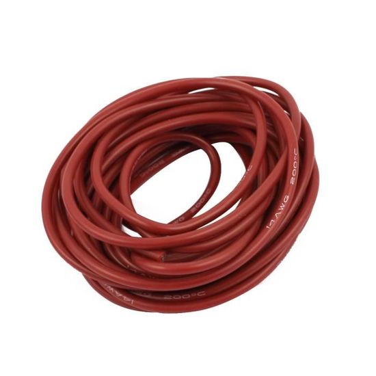 Black White|5m|20AWG)Câble Électrique En Cuivre Étamé Isolé PVC, Rallonge De Bande LED, Calibre