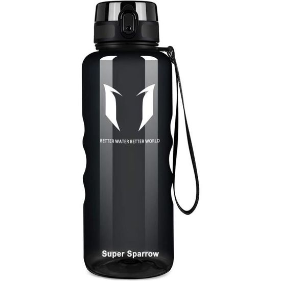 Gourde Sport Super Sparrow 1.5L - Débit Rapide, Sans BPA - Idale Randonnée, Vélo Et Quotidien