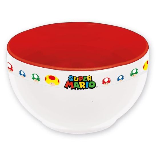 Bol Super Mario En Céramique - 600 Ml - Licence Officielle - Pour Petit-déjeuner, Céréales, Soupe - 3